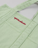 Mina Cotton Denim Mini Tote - Seafoam Green in — Spirit Celeste USA made luxury basic