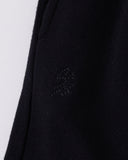 "Paulie" Relaxed Cotton Shorts - Black in — Spirit Celeste USA made luxury basic
