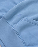 "Sadie" Zip-Up Cropped Hoodie - Dusk Blue in — Spirit Celeste USA made luxury basic