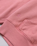 "Sadie" Zip-Up Cropped Hoodie - Dusty Rose in — Spirit Celeste USA made luxury basic