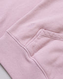 "Sadie" Zip-Up Cropped Hoodie - Burnished Lilac in — Spirit Celeste USA made luxury basic