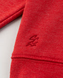 "Sara" - The Brushed Fleece Crew in — Spirit Celeste USA made luxury basic