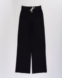 "Anna" Cotton Lounge Pants - Black in — Spirit Celeste USA made luxury basic