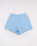 "Max" Mini Fleece Shorts - Dusk Blue in — Spirit Celeste USA made luxury basic