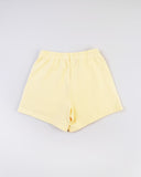 "Max" Mini Fleece Shorts - Butter Yellow in — Spirit Celeste USA made luxury basic