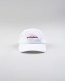 "Charlie" - Dad Hat in White — Spirit Celeste USA made luxury basic