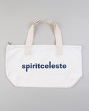 Gordo Oversized Cotton Denim Tote - Blue Indigo in — Spirit Celeste USA made luxury basic