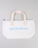 "Gordo" Oversized Cotton Denim Tote - Dusk Blue in — Spirit Celeste USA made luxury basic