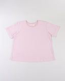 "Karina" Boxy Crop Tee - Burnished Lilac in — Spirit Celeste USA made luxury basic