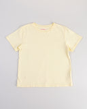 "Lisa" Crew Neck Tee - Butter Yellow in — Spirit Celeste USA made luxury basic