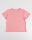 "Lisa" Crew Neck Tee - Dusty Rose in — Spirit Celeste USA made luxury basic
