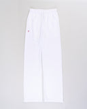 "Louise" Straight Leg Sweatpants - White in — Spirit Celeste USA made luxury basic