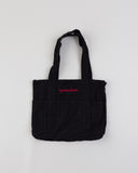 Mina Cotton Denim Mini Tote - Black in — Spirit Celeste USA made luxury basic