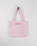 "Mina" Cotton Denim Mini Tote - Burnished Lilac in — Spirit Celeste USA made luxury basic
