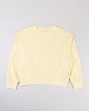 "Thelma" Crewneck Sweatshirt - Butter Yellow in — Spirit Celeste USA made luxury basic