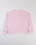 "Thelma" Crewneck Sweatshirt - Burnished Lilac in — Spirit Celeste USA made luxury basic