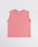 "Tina" Relaxed Muscle Tee - Dusty Rose in — Spirit Celeste USA made luxury basic