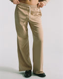 "Anna" Cotton Lounge Pants - Affogato in — Spirit Celeste USA made luxury basic