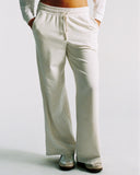 "Anna" Cotton Lounge Pants - Stone in — Spirit Celeste USA made luxury basic