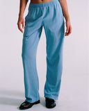 "Louise" Straight Leg Sweatpants - Dusk Blue in — Spirit Celeste USA made luxury basic