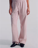 "Louise" Straight Leg Sweatpants - Burnished Lilac in — Spirit Celeste USA made luxury basic