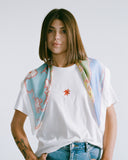 "Margo" Silk Bandana - Summer Atlas in — Spirit Celeste USA made luxury basic