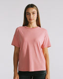 "Ozzy" Relaxed Concert Tee - Dusty Rose in — Spirit Celeste USA made luxury basic