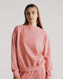 "Thelma" Crewneck Sweatshirt - Dusty Rose in — Spirit Celeste USA made luxury basic