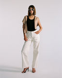 "Christina" Ribbed Fitted Tank - Black in — Spirit Celeste USA made luxury basic
