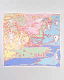 "Margo" Silk Bandana - Summer Atlas in — Spirit Celeste USA made luxury basic