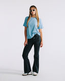"Ozzy" Relaxed Concert Tee - Dusk Blue in — Spirit Celeste USA made luxury basic