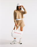 "Paulie" Relaxed Cotton Shorts - Affogato in — Spirit Celeste USA made luxury basic