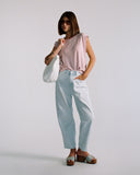"Tina" Relaxed Muscle Tee - Burnished Lilac in — Spirit Celeste USA made luxury basic