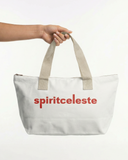"Gordo" - The Oversized Cotton Denim Tote in Lava Falls — Spirit Celeste USA made luxury basic