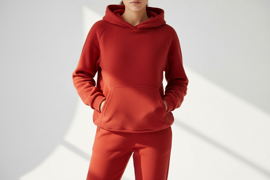 make the pants the same red in this same exact photo