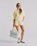 "Max" Mini Fleece Shorts - Butter Yellow in — Spirit Celeste USA made luxury basic