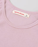 "Christina" Ribbed Fitted Tank - Burnished Lilac in — Spirit Celeste USA made luxury basic