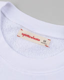 "Cydney" - The Cropped Fleece Crew in — Spirit Celeste USA made luxury basic