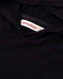 "Eddie" Cropped Hoodie - Black in — Spirit Celeste USA made luxury basic