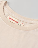 "Karina" - The Boxy Crop Tee in — Spirit Celeste USA made luxury basic