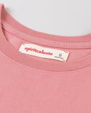 "Karina" Boxy Crop Tee - Dusty Rose in — Spirit Celeste USA made luxury basic