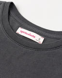 "Karina" - The Boxy Crop Tee in — Spirit Celeste USA made luxury basic