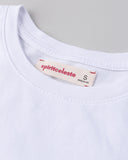 "Karina" - The Boxy Crop Tee in — Spirit Celeste USA made luxury basic