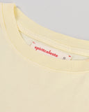"Lisa" Crew Neck Tee - Butter Yellow in — Spirit Celeste USA made luxury basic