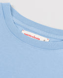 "Lisa" Crew Neck Tee - Dusk Blue in — Spirit Celeste USA made luxury basic
