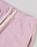 "Louise" Straight Leg Sweatpants - Burnished Lilac in — Spirit Celeste USA made luxury basic