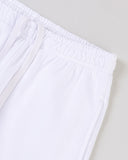 "Louise" Straight Leg Sweatpants - White in — Spirit Celeste USA made luxury basic