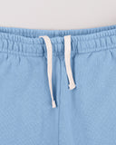 "Max" Mini Fleece Shorts - Dusk Blue in — Spirit Celeste USA made luxury basic