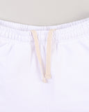 "Max" Mini Fleece Shorts - White in — Spirit Celeste USA made luxury basic
