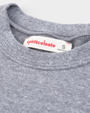 "Sara" - The Brushed Fleece Crew in — Spirit Celeste USA made luxury basic